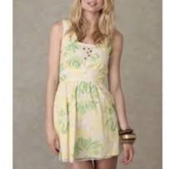 Free People Floral Mini Dress - Picture 1 of 16